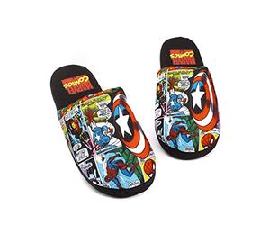 Marvel Avengers Pantofole Comic Mens Slip on House Scarpe Marefer 43-44 EU