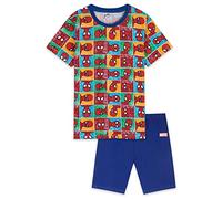 Marvel Avengers Pigiama Bambino Pigiama Spiderman Black Panther Captain America Pigiama Corto Bambino Estivo in Maniche Corte e Pantaloncini Gadget Ufficiale (Multi Spiderman, 11-12 Anni)
