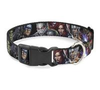 MARVEL AVENGERS Plastic Clip Collar 7-Vivid Avengers Action Poses Medium 11-16.5