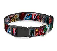 MARVEL AVENGERS Plastic Clip Collar Marvel Avengers Superhero/Villain Poses Medi