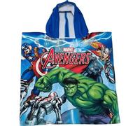 Marvel AVENGERS Poncho con cappuccio Asciugamano da spiaggia Mare e piscina Accappatoio in microfibra 55X90 cm asciugatura rapida, ultra morbido HULK