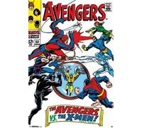 Marvel Avengers Poster Retro Classico X-Men Avengers Vs X-Men