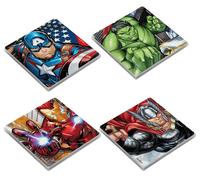 Marvel Avengers, set 4 sottobicchieri