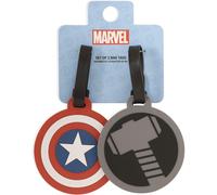 Marvel Avengers Set Di 2 Luggage Labels Peers Hardy