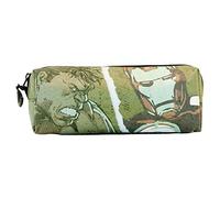 Marvel Avengers Shout-Astuccio Quadrato FAN, Verde Militare, 21 x 8 cm