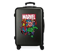 Marvel Avengers Sky Avengers Valigia media Nero 48x68x26 cms Rigida ABS Chiusura a combinazione numerica 70L 3,7Kgs 4 doppie ruote