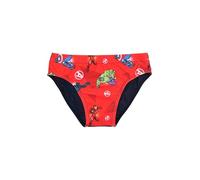 Marvel Avengers Slip da Bagno per Ragazzi, Pantaloncini da Bagno con Design di Hulk, Iron Man e Capitan America, Costumi da Bagno per Bambini, Taglie 4 a 10 Anni (IT, età, 8 Anni, Regular, Rosso)
