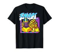 Marvel Avengers Snap! Large Text Thanos Infinity Gauntlet Maglietta