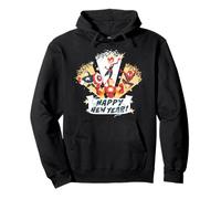 Marvel Avengers & Spider-Man Happy New Year Super Hero Style Felpa con Cappuccio
