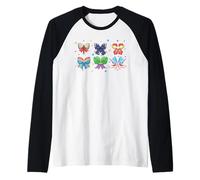 Marvel Avengers Team Coquette Style Cute Fashion Bows Maglia con Maniche Raglan