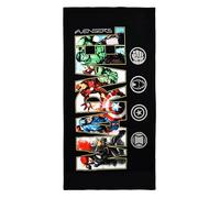 Marvel Avengers Telo Mare, 90 x 170 cm, Design Supereroi Hulk Iron Man Captain America