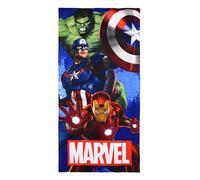Marvel Avengers Telo Mare in Microfibra, Supereroi, 70 x 140 cm, Blu