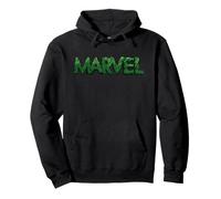 Marvel Avengers The Incredible Hulk Stylized Marvel Logo Felpa con Cappuccio