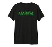 Marvel Avengers The Incredible Hulk Stylized Marvel Logo Maglietta Premium