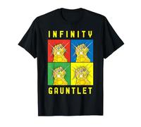 Marvel Avengers The Infinity Gauntlet Colorful Panels Retro Maglietta