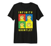 Marvel Avengers The Infinity Gauntlet Colorful Panels Retro Maglietta Premium