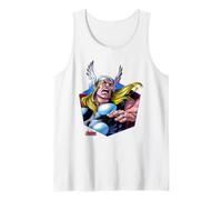 Marvel Avengers The Mighty Thor Odinson Retro Comic Portrait Canotta