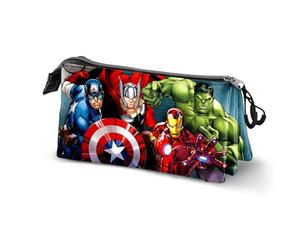 Marvel Avengers Unit-Astuccio Triplo, Multicolore 23 x 11 cm