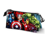 Marvel Avengers Unit-Astuccio Triplo, Multicolore 23 x 11 cm