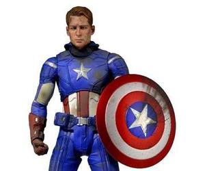 Marvel Avengers Unmasked Captain America 50 Cm 1:4 Scale Battle Damaged