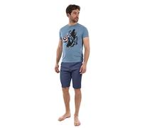 Marvel Avengers Uomo Pigiama Corto (Blu,XL)