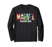 Marvel Avengers Vacation 2026 Matching Group Trip Logo Maglia a Manica