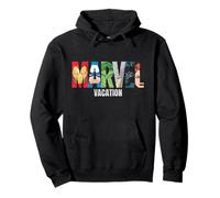 Marvel Avengers Vacation Matching Group Trip Logo Felpa con Cappuccio