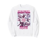 Marvel Avengers Vacation Squad Assemble Avengers Heros Felpa