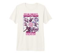 Marvel Avengers Vacation Squad Assemble Avengers Heros Maglietta Premium