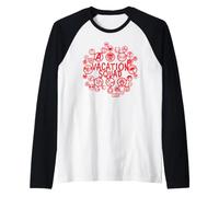 Marvel Avengers Vacation Squad Assemble Avenger's Logos Maglia con Maniche Raglan