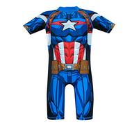 Marvel Bambino Avengers Costume da Bagno Costume da Capitano America Paraschizzi