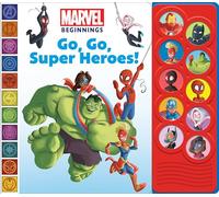 Marvel Beginnings: Go, Go, Super Heroes! Sound Book - PI Kids
