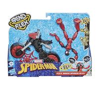 Spider-Man Marvel Bend And Flex, Flex Rider Action Figure Toy, 6-inch Figure And 2-in-1 Motorcycle for Kids Ages 4 And Up