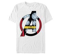 Marvel Big & Tall Classic Avenger Thor Costume Men's Tops Short Sleeve Tee Shirt, White, 3X-Large