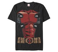 Marvel Big & Tall Classic Deadpool Armor Men's Tops Short Sleeve Tee Shirt
