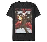 Marvel Big & Tall Classic IronPunch APRIL18 Men's Tops Short Sleeve Tee Shirt, Black, 4X-Large