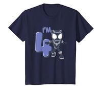Marvel Black Panther Cute 4th Birthday I'm 4 Maglietta, Bambini, Navy, 4 Anni