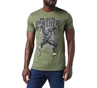 Black Panther T-shirt Marvel Strike Verde militare XL uomo
