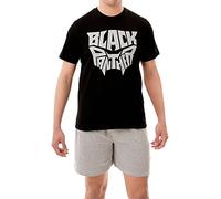 Marvel Black Panther Pigiama per Uomo Nero Large