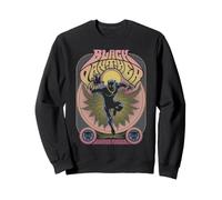 Marvel Black Panther Wakanda Forever Vintage 70's Art Style Felpa