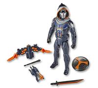 Marvel Black Widow Titan Hero Series Blast Gear Taskmaster Action Figure, giocattolo da 30 cm, con lanciatore e proiettili, età 4 anni in su