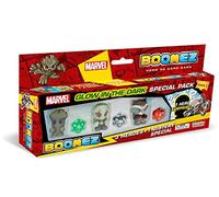 Marvel Boomez Mystery Hero Special Pack - 4 Action Figure Supereroi Marvel + Dado e Carta da Gioco - 3 Personaggi Wave 2 + 1 Personaggio Misterioso Wave 1 - Idea Regalo Bambini