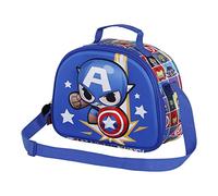Marvel Borsa per il Pranzo 3D, 25.5 x 20 cm, Blu Punch