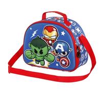 Marvel Borsa per il Pranzo 3D, 25.5 x 20 cm, Multicolore Mini Heroes