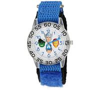 Marvel Boy's 'Captain America' Quartz Plastic and Nylon Watch, Color:Blue (Model: W003239)