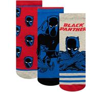 Marvel Calzini per Ragazzi Confezione da 3 Black Panther Multicolore 37-40