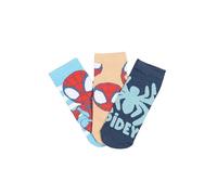 Marvel Calzini Spiderman per Bambini e Ragazzi, Set da 3 Paia, Multicolore, in Cotone, Tema Supereroe (IT, Numero, 27, 30, Pack 2)