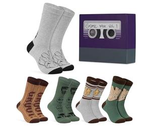 Marvel Calzini Uomo EU 40-45, Pacco da 5 Calze Uomo Supereroi, Morbido e Traspirante Calze Uomo, Idea Regalo Accogliente (40-45 EU, Beige/Multi)