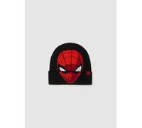 MARVEL, Cappello Nero Beanie Con Spider-man, Bambino, Nero, Taglia: 52
