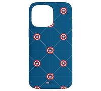 Marvel Captain America: Brave New World Shield Diamond Grid Custodia per iPhone 14 Pro Max